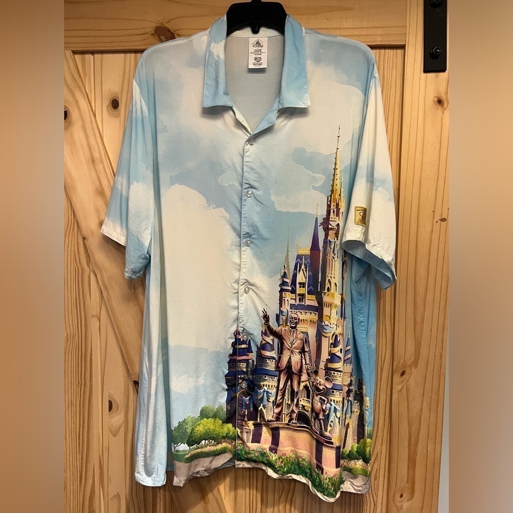 2021 Walt Disney World 50th Anniversary Castle Collection Camp Shirt